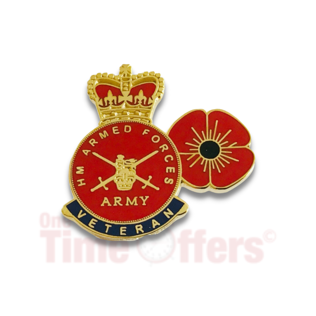 Hm Armed Forces Veteran Lapel Pin Badge