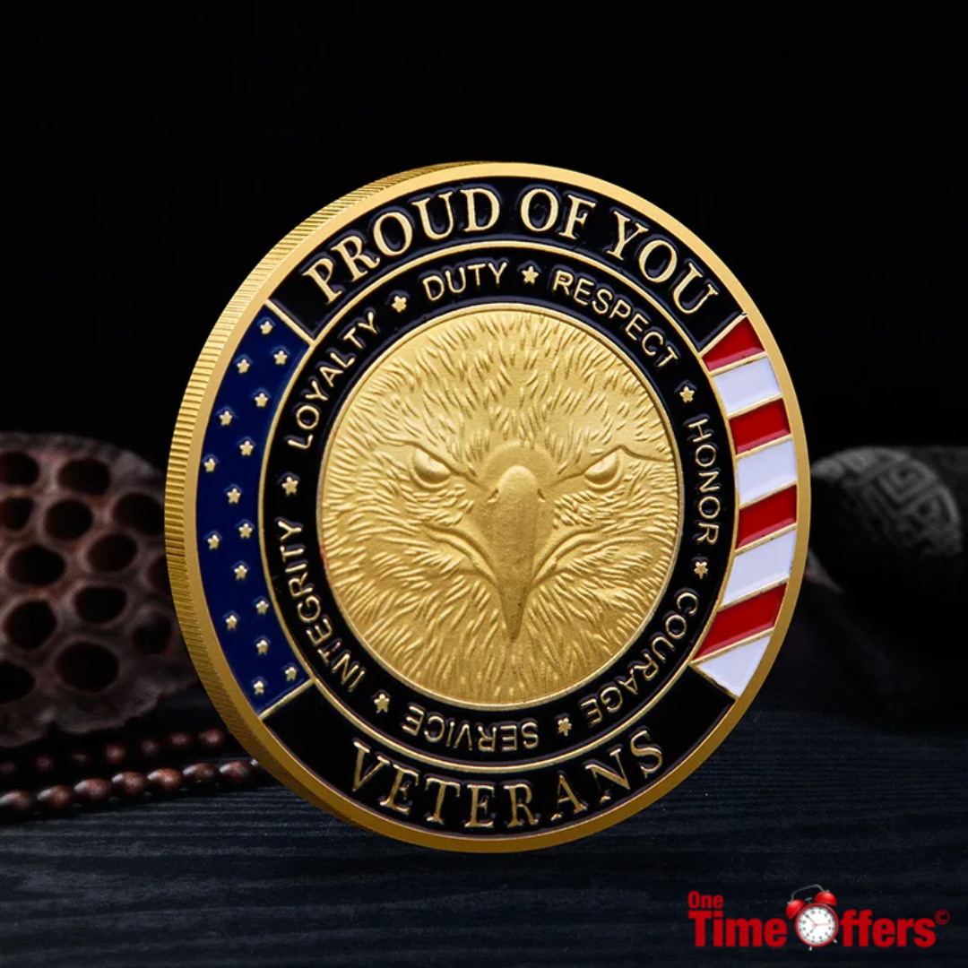 US Military Veteran Commemorative Coin