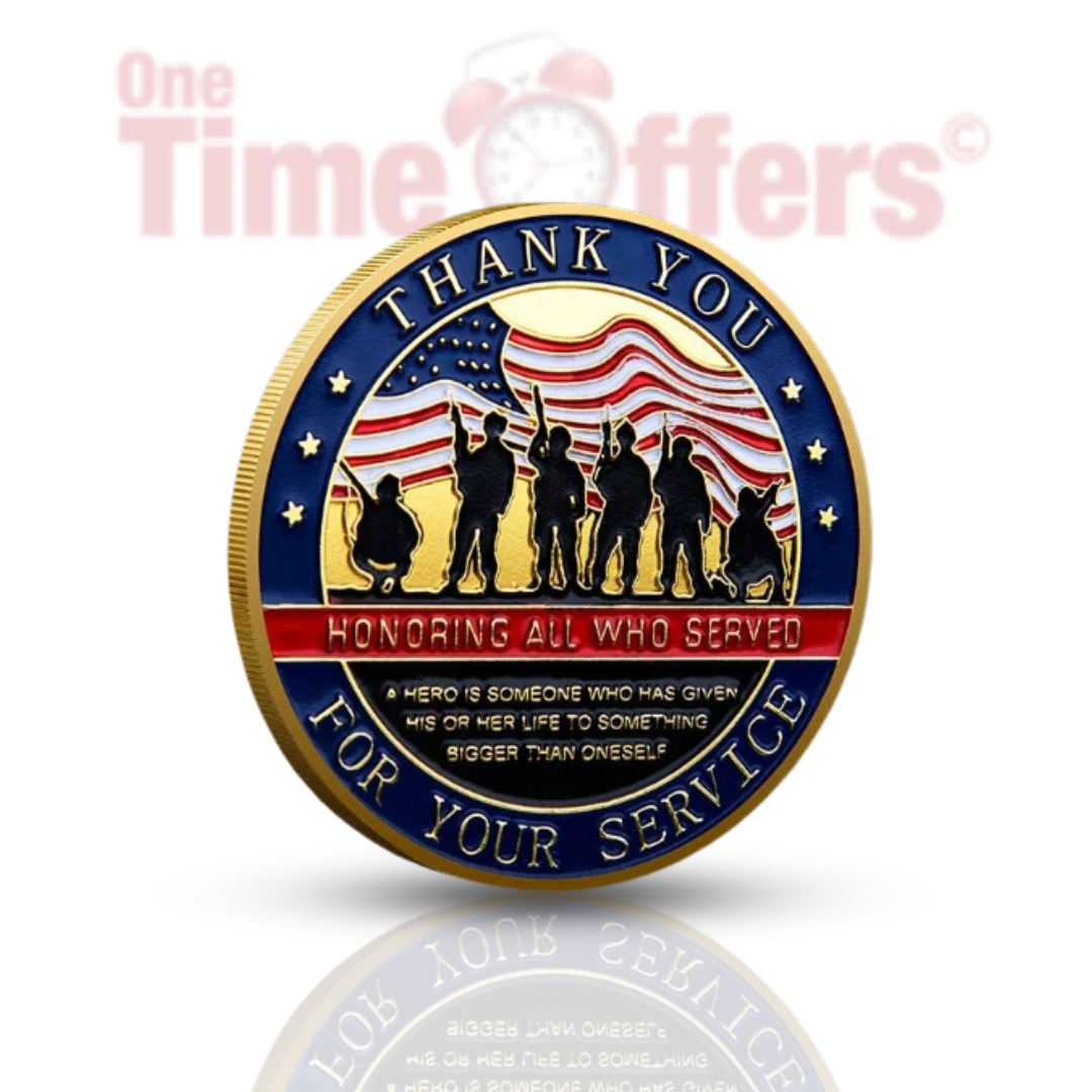 US Military Veteran Commemorative Coin