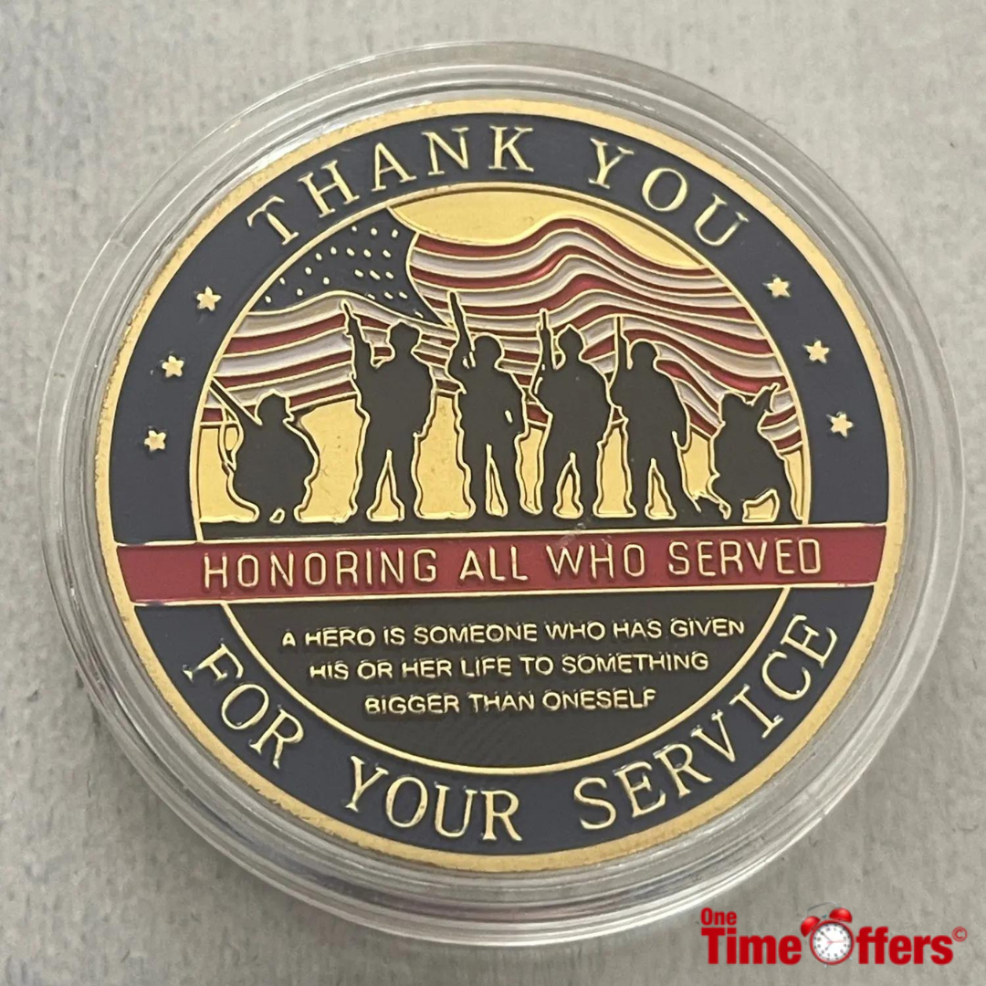 US Military Veteran Commemorative Coin