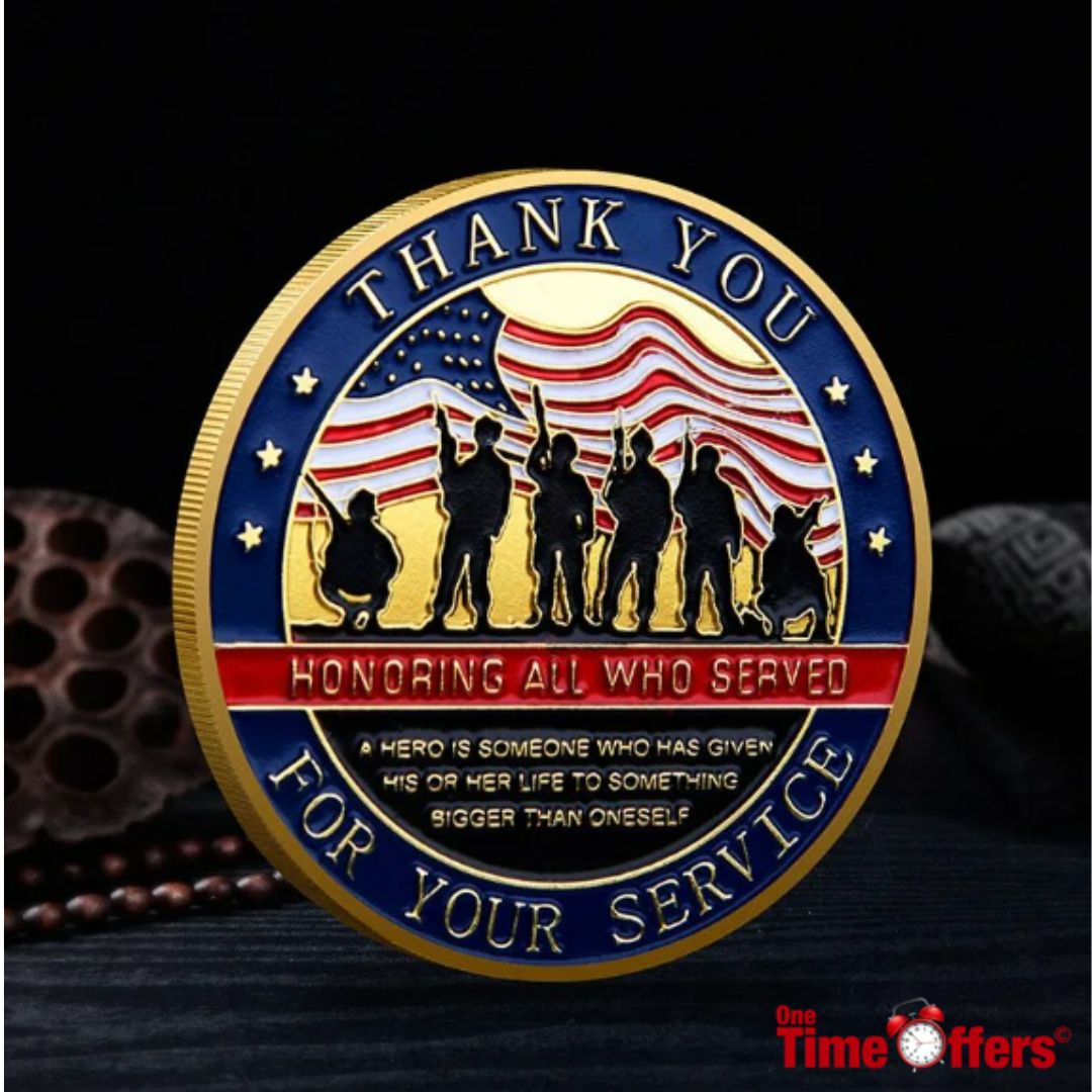 US Military Veteran Commemorative Coin