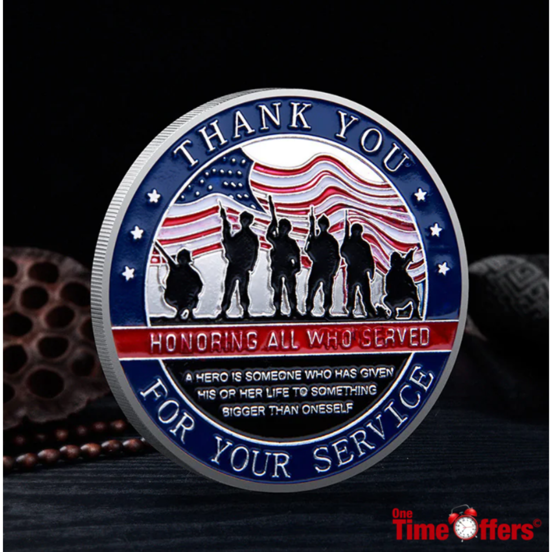 US Military Veteran Commemorative Coin