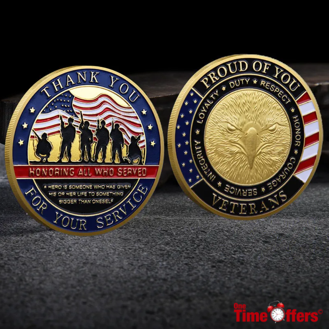 US Military Veteran Commemorative Coin