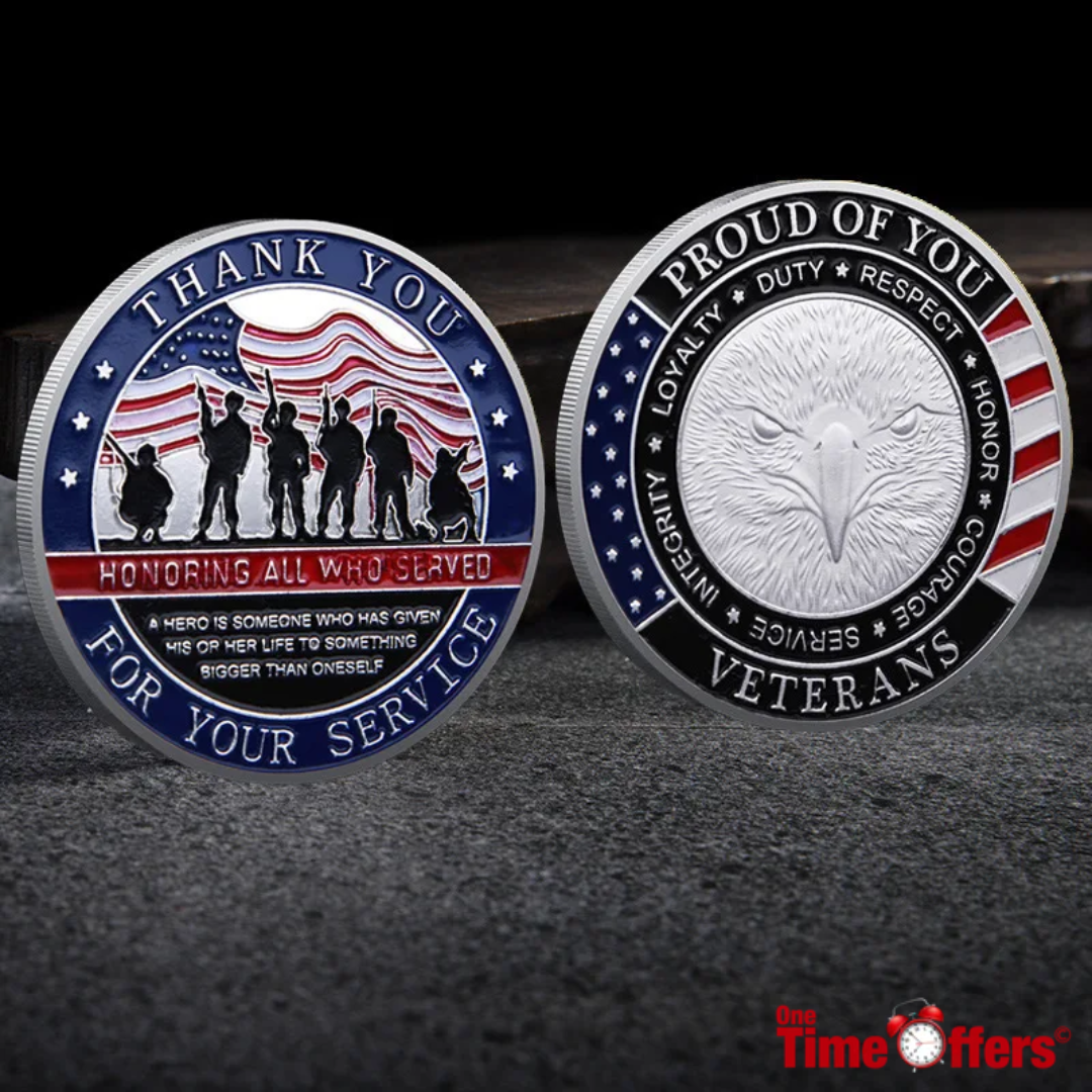 US Military Veteran Commemorative Coin