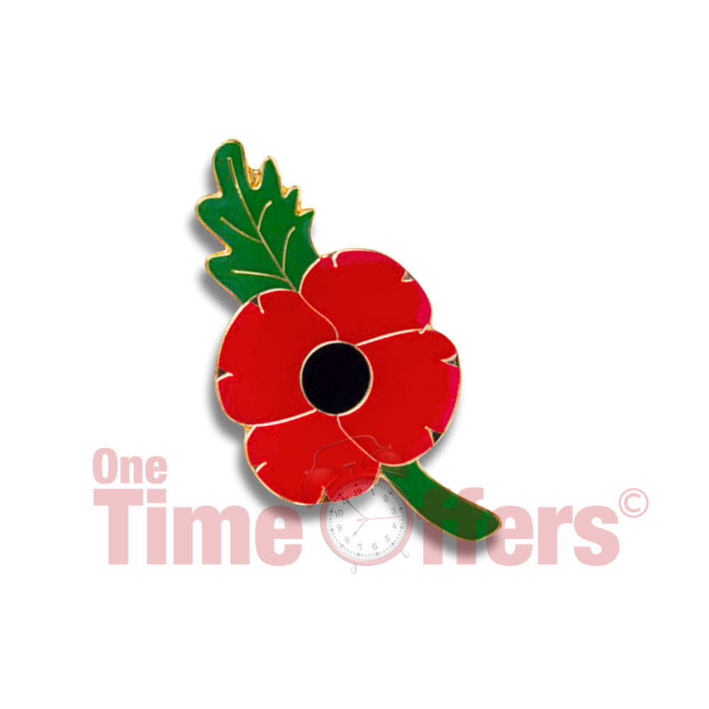 Dainty Remembrance Flower Pin Badge