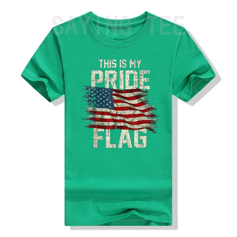 "This Is My Pride" US Flag Patriotic T-shirt (Unisex)