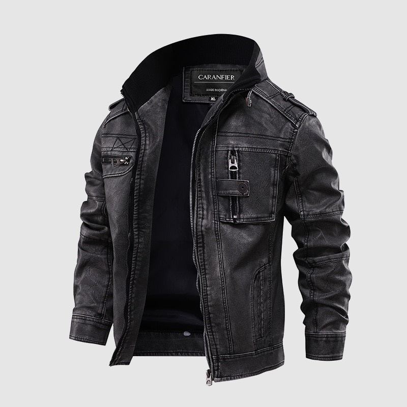 Caranfier Premium Leather Jacket