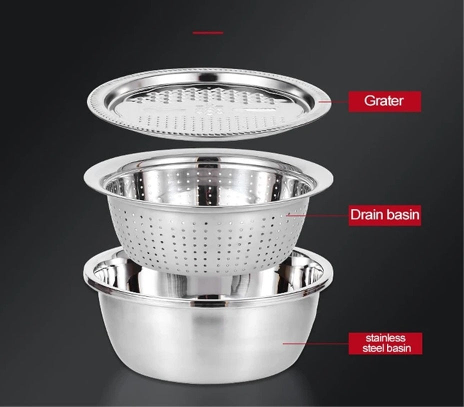 All-In-One Stainless Steel Basin