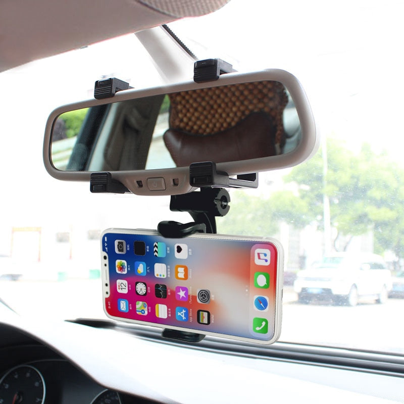 Flexwivel™ Rearview Mirror Phone Holder