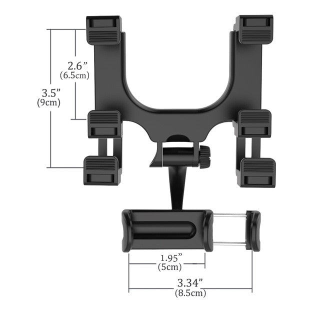 Flexwivel™ Rearview Mirror Phone Holder