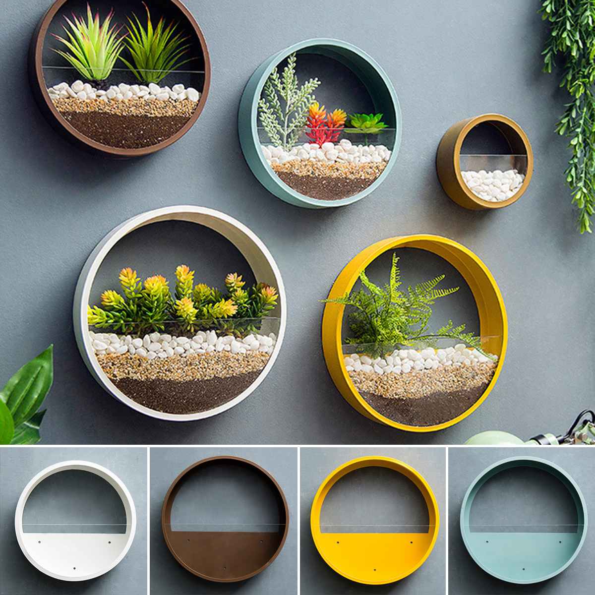 Modern Wall Round Vase