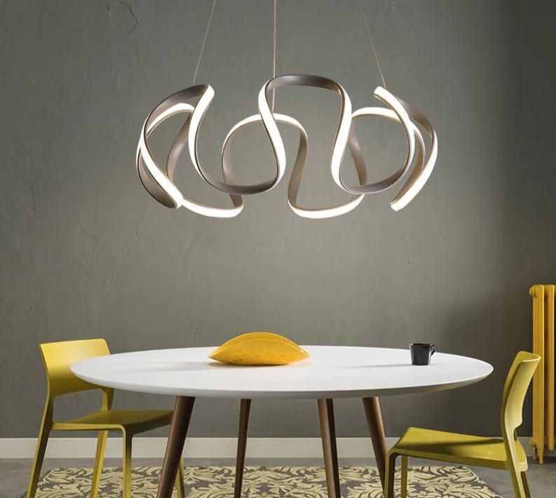 Modern Curve LED Chandelier