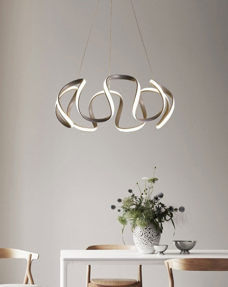 Modern Curve LED Chandelier