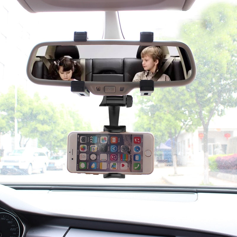 Flexwivel™ Rearview Mirror Phone Holder