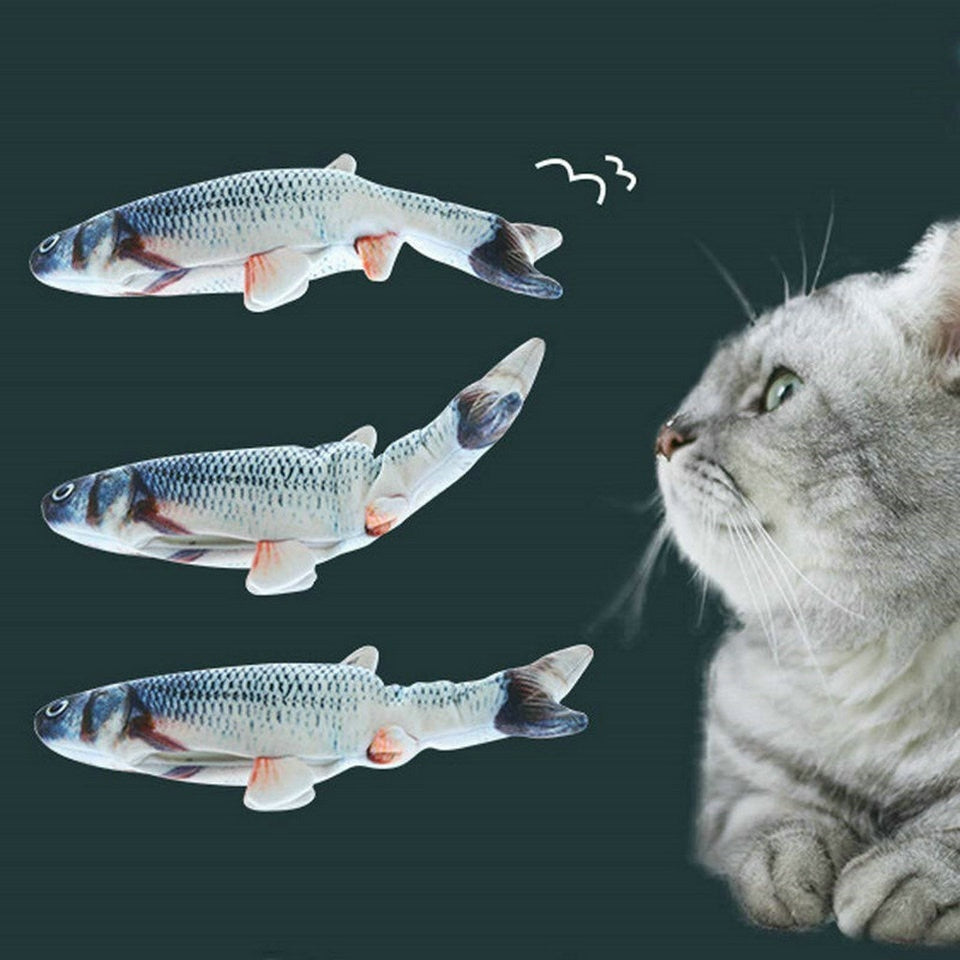 FlipFlopFish™ Moving Cat Toy