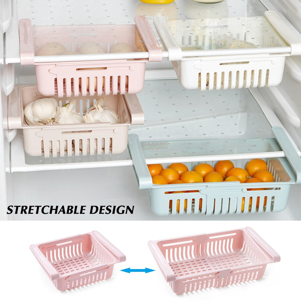 Space-Saving Fridge Rack