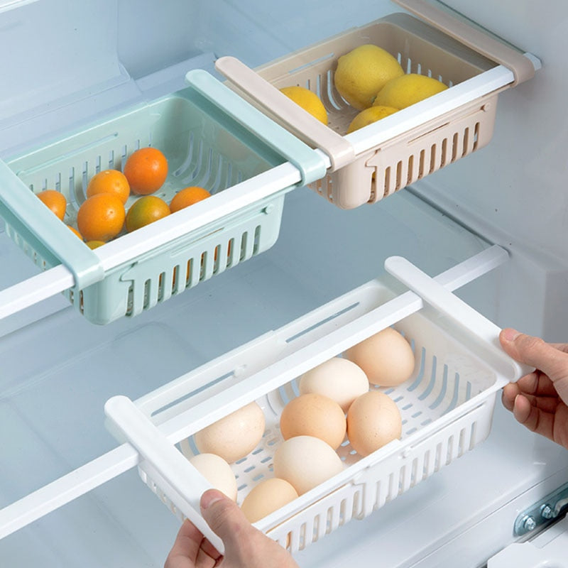 Space-Saving Fridge Rack