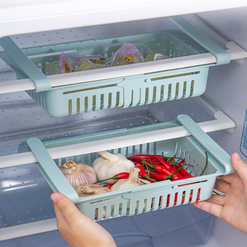 Space-Saving Fridge Rack