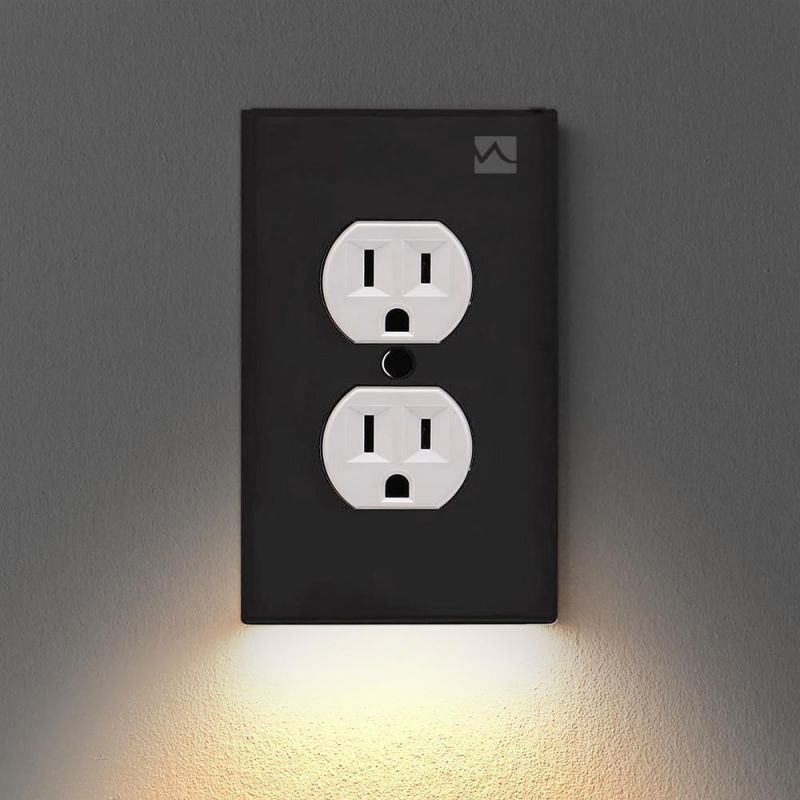 Power Outlet Plate With LED Light