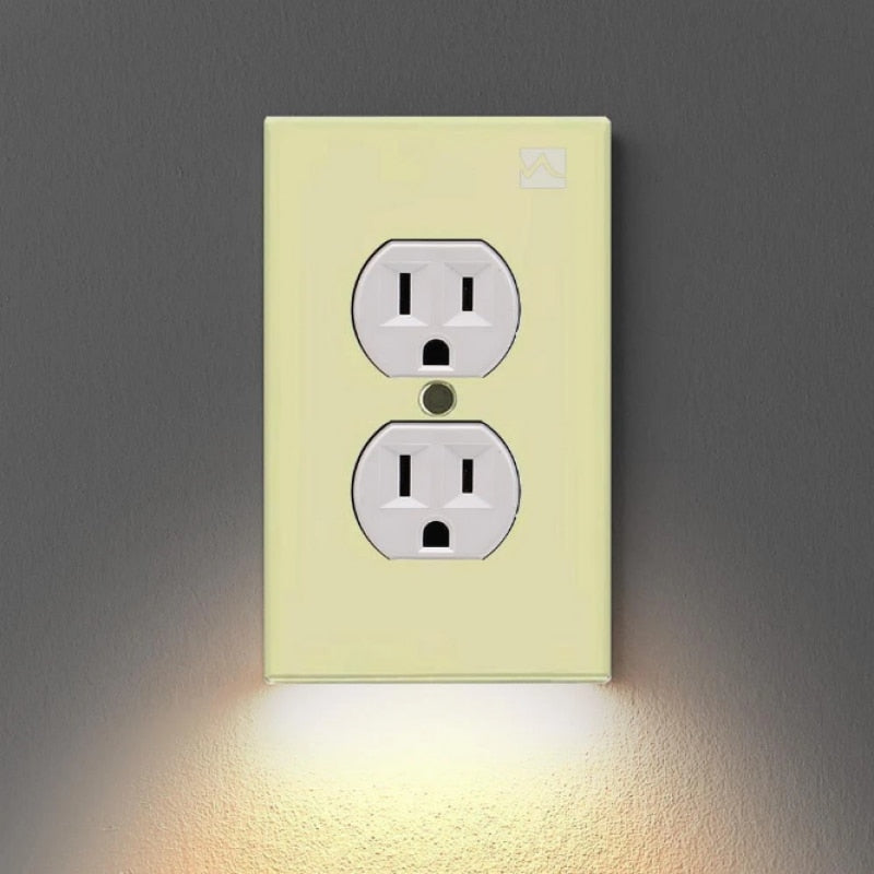 Power Outlet Plate With LED Light